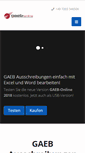 Mobile Screenshot of gaeb-online.de