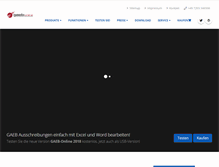 Tablet Screenshot of gaeb-online.de